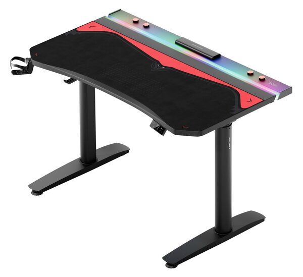 Velká ochranná herní podložka na stůl Diablo X-Forge Black Bloody Mary 120 x 52 cm