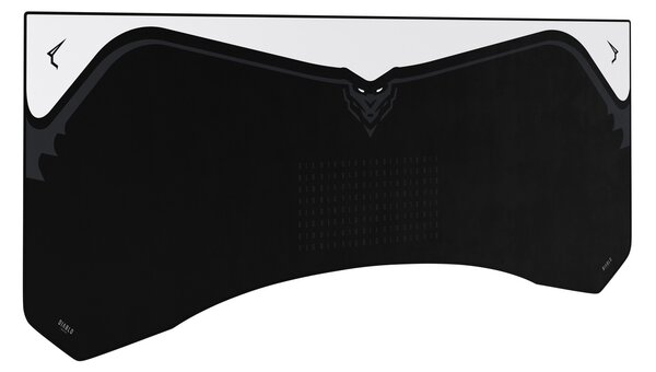 Velká ochranná herní podložka na stůl Diablo X-Forge Black Nightwolf Moon 140 x 52 cm