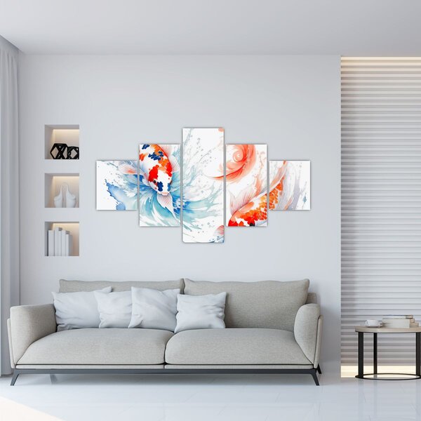 Obraz - Ryby (125x70 cm)
