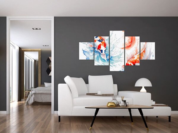 Obraz - Ryby (125x70 cm)