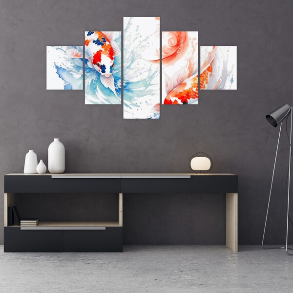 Obraz - Ryby (125x70 cm)