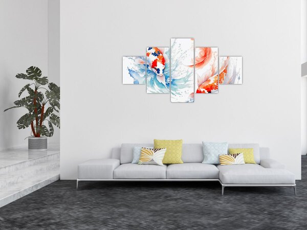 Obraz - Ryby (125x70 cm)