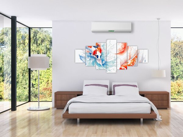 Obraz - Ryby (210x100 cm)