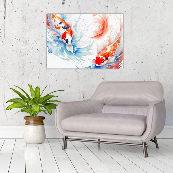 Obraz - Ryby (70x50 cm)