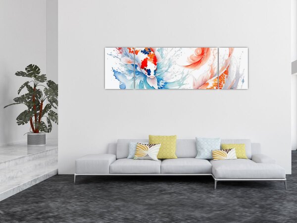 Obraz - Ryby (170x50 cm)