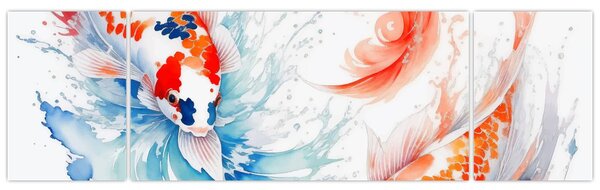 Obraz - Ryby (170x50 cm)
