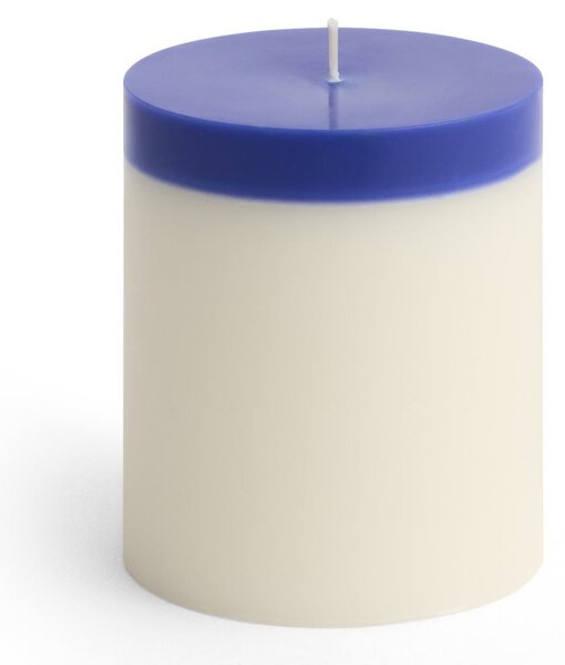 Svíčka Silo Ivory / Royal Blue 11 cm