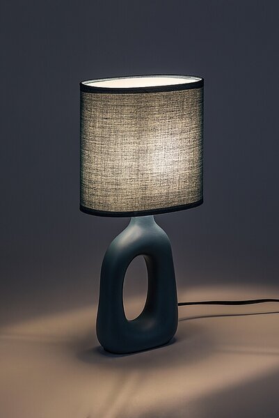 Rabalux Modrá stolní lampa Sylira pro žárovku E14 74072