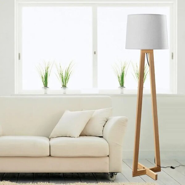 Dřevěná stojací lampa Alma 31