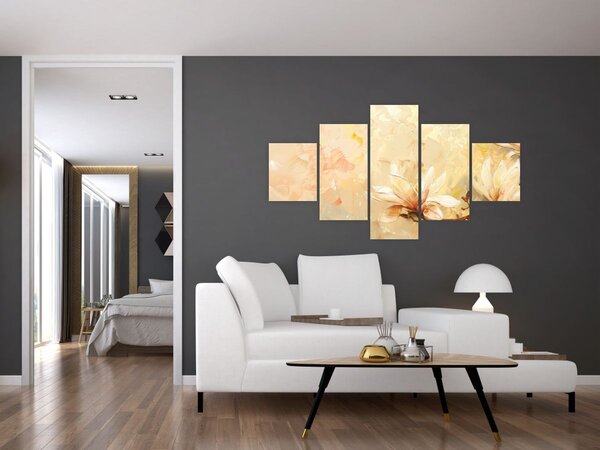 Obraz - Květy (125x70 cm)