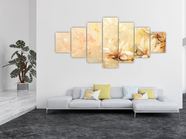 Obraz - Květy (210x100 cm)
