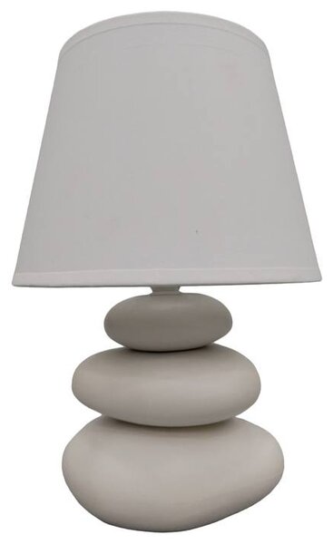 Stolní lampa EVELINA béžová/hnědá