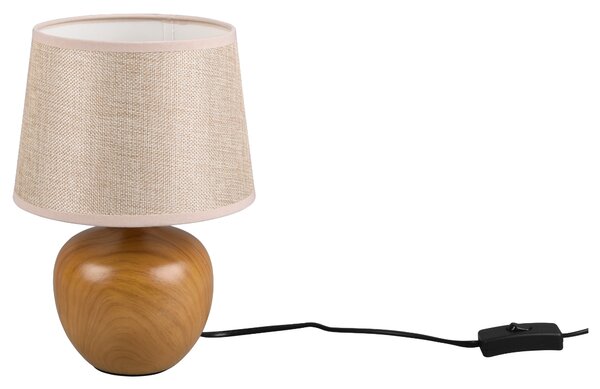 Stolní lampa LUXOR béžová/přírodní