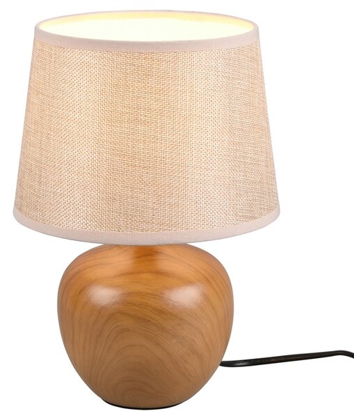Stolní lampa LUXOR béžová/přírodní