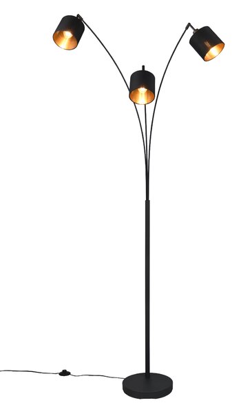 Stojací lampa TOMMY černá