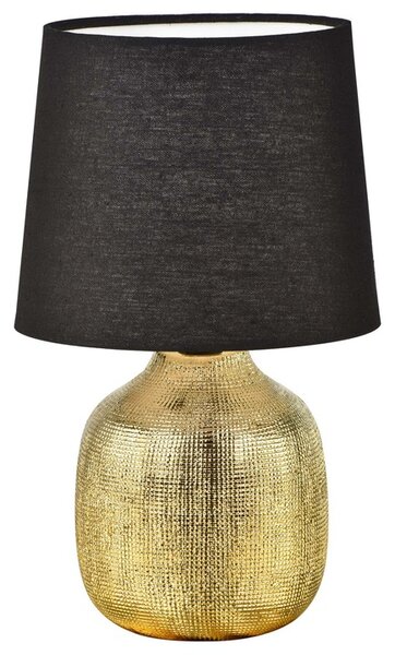 Stolní lampa MISTY černá/zlatá