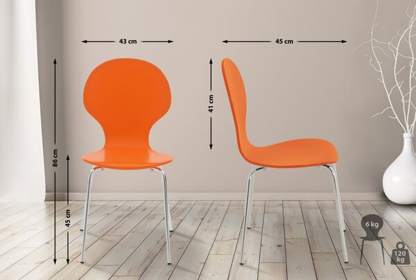 Židle DS36999 - Oranžová