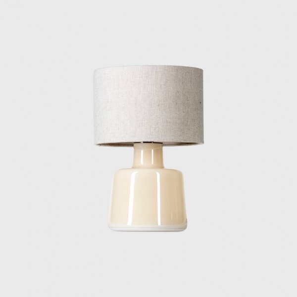 4concepts Stylová stolní lampa SANTANA CREME Barva: Šedá