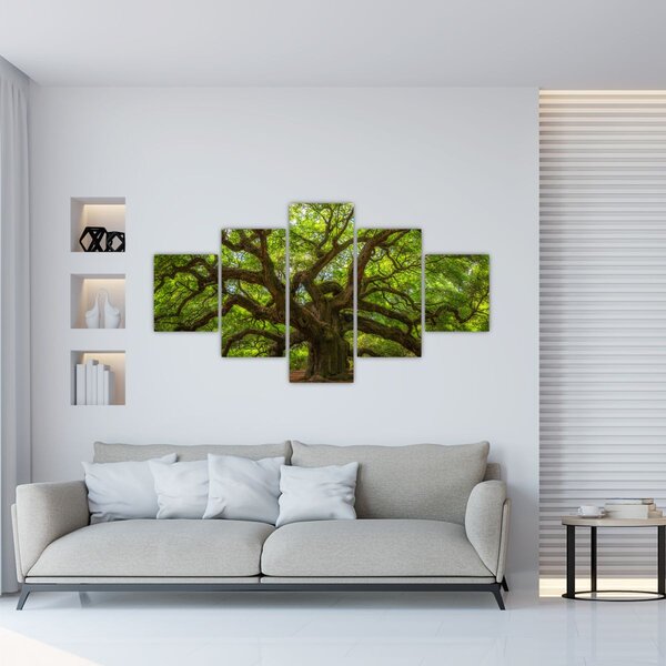 Obraz - Zelený strom (125x70 cm)