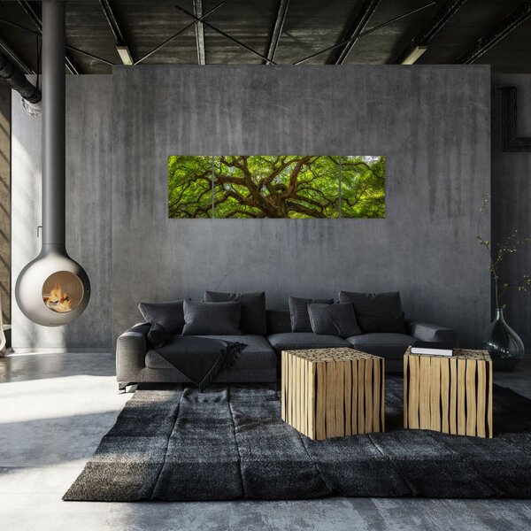 Obraz - Zelený strom (170x50 cm)