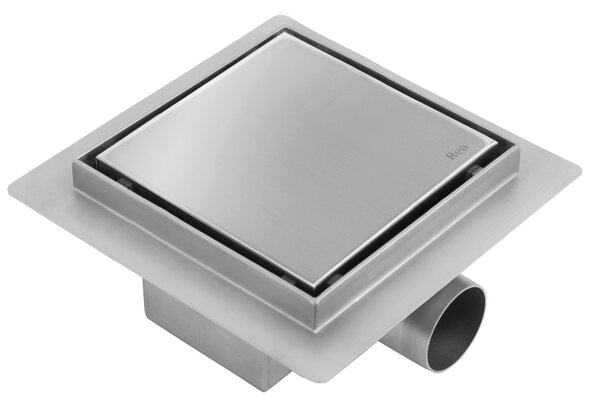 Odtokový žlab REA NEO 150x150 Nickel Brush