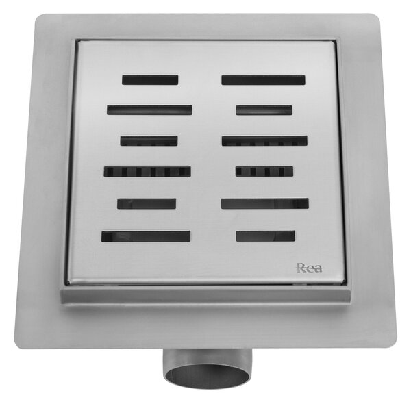 Odtokový žlab REA LINE Nickel Brush 12x12