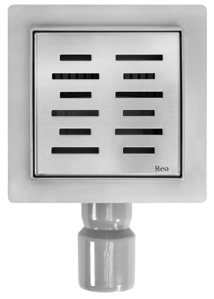 Odtokový žlab REA LINE Nickel Brush 12x12