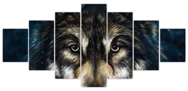 Obraz - Vlk (210x100 cm)