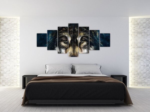Obraz - Vlk (210x100 cm)
