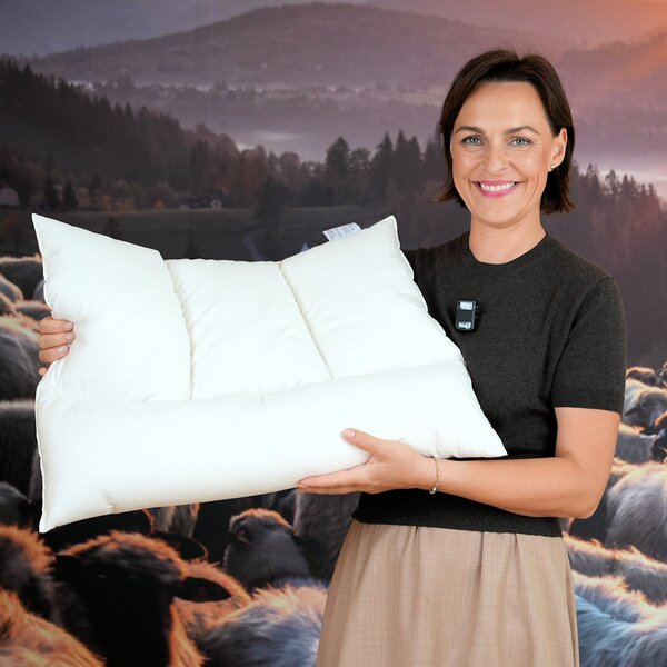 Zdravotní vlněný polštář Besky Premium Varianta: zdravotní vlněný polštář 60×45 cm