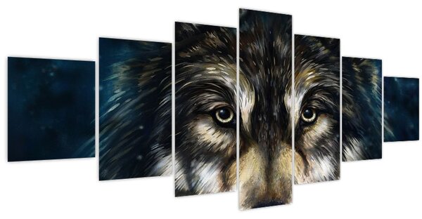 Obraz - Vlk (210x100 cm)