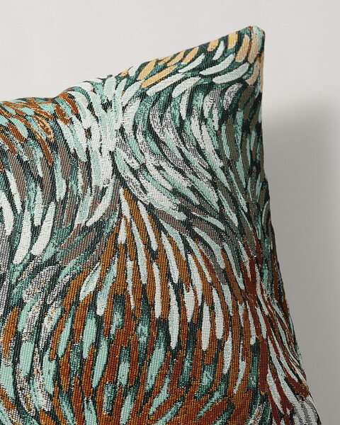 Kinga - potah na polštář jednoduchý barva vícebarevná látka pletený vzor, vzorované