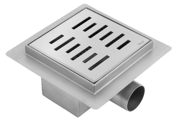 Odtokový žlab REA LINE Nickel Brush 12x12