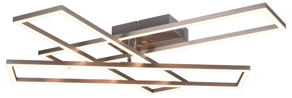 Stropní LED svítidlo CORSO matný nikl