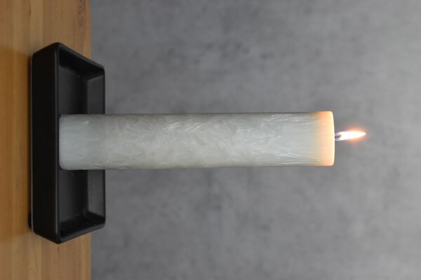 Přírodní svíčka válec vysoký PURE 22 cm