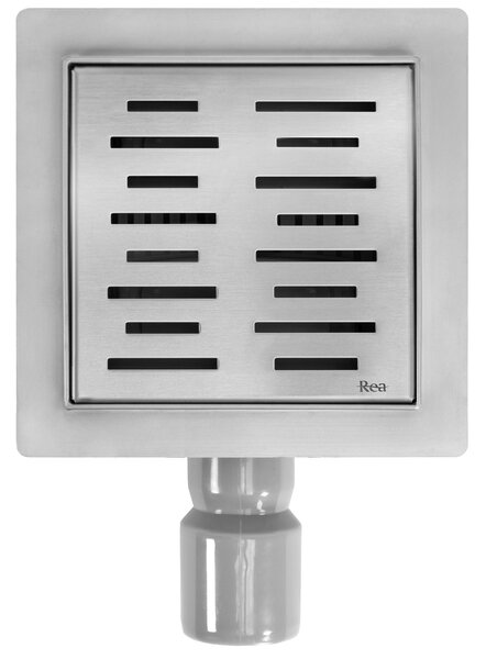 Odtokový žlab REA LINE 150x150 Nickel Brush