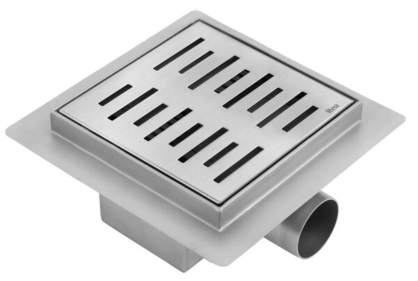 Odtokový žlab REA LINE 150x150 Nickel Brush