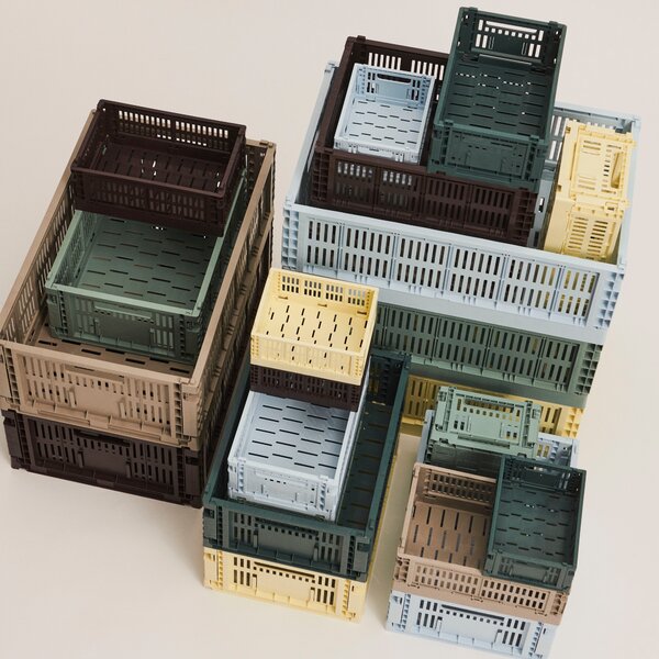 HAY Úložný box Colour Crate, Large Square, Off-White