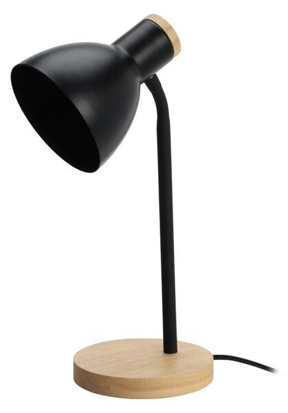 Stolní lampa CHANEL černá/přírodní