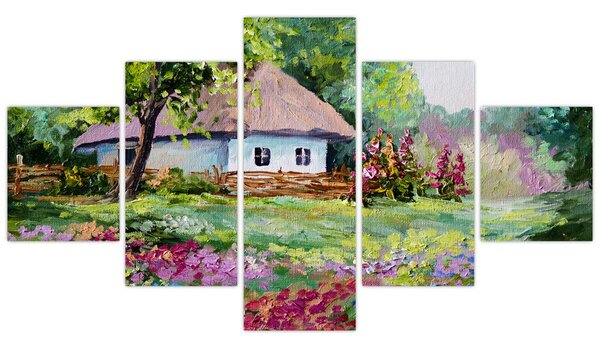 Obraz - Chalupa (125x70 cm)