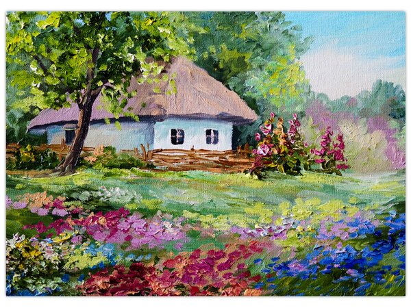 Obraz - Chalupa (70x50 cm)