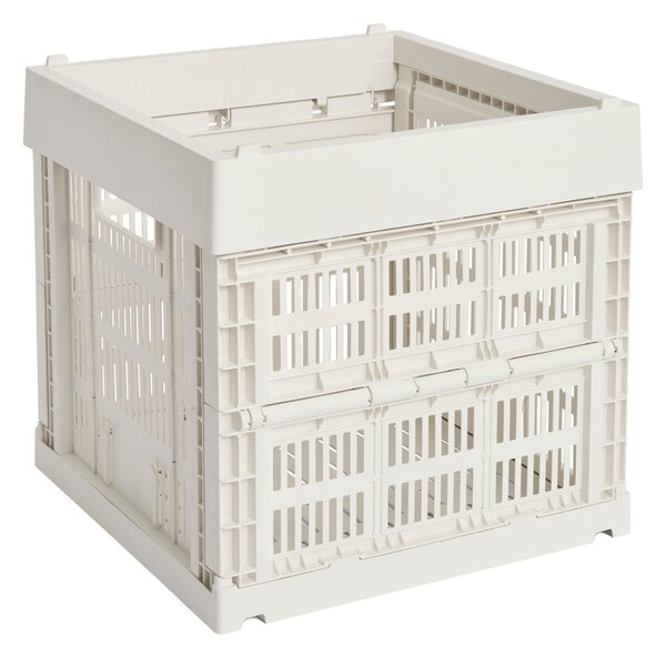HAY Úložný box Colour Crate, Cube, Off-White