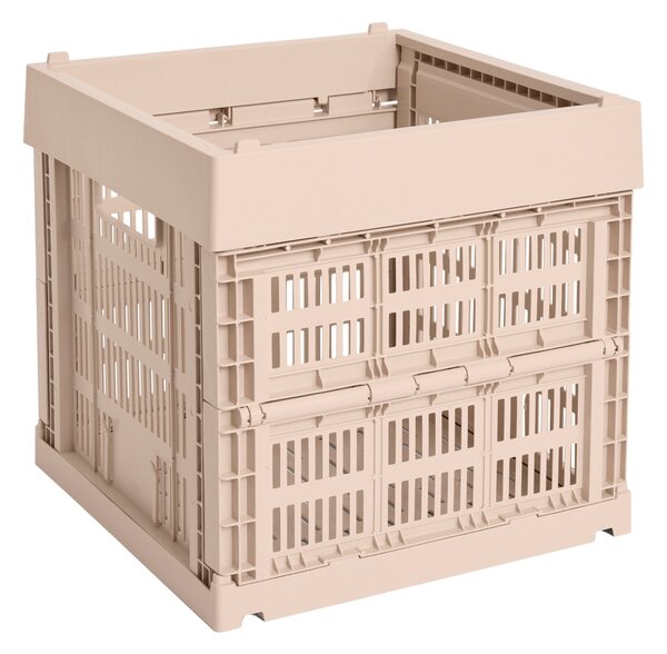 HAY Úložný box Colour Crate, Cube, Powder