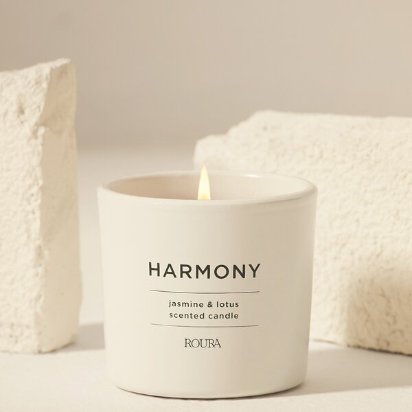ROURA Harmony - Jasmine & Lotus Vonná svíčka, 250 g