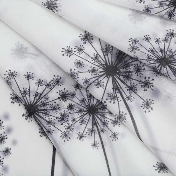 Záclona DANDELION bílá, 145x50 cm
