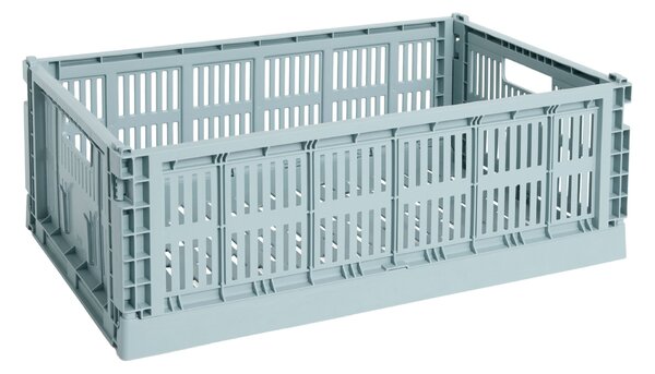 HAY Úložný box Colour Crate, Large, Dusty Blue