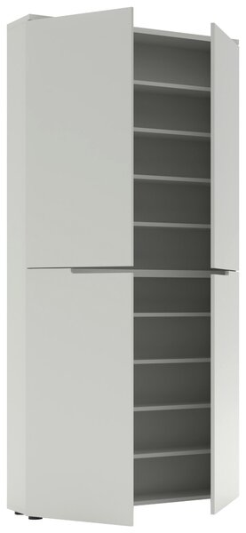 SKŘÍŇ NA ODĚV, šedá, 97/200/22 cm Xora - Šatní skříně, Online Only