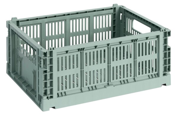 HAY Úložný box Colour Crate, Medium, Sage Green