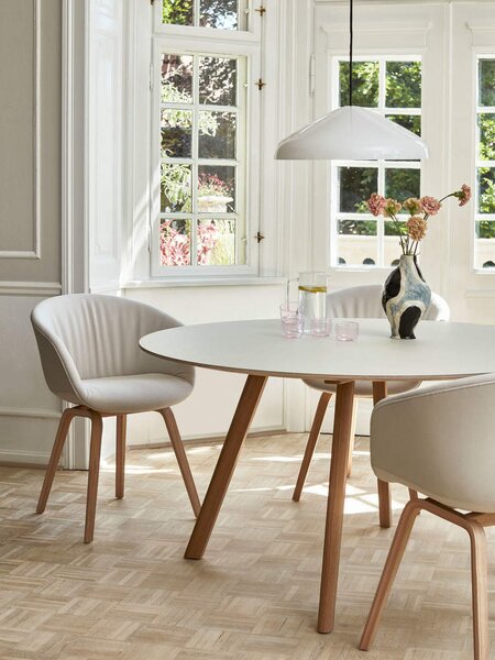 HAY Závěsné svítidlo Pao Steel Ø47, cream white AB081