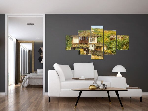 Obraz - Chaloupky v létě (125x70 cm)